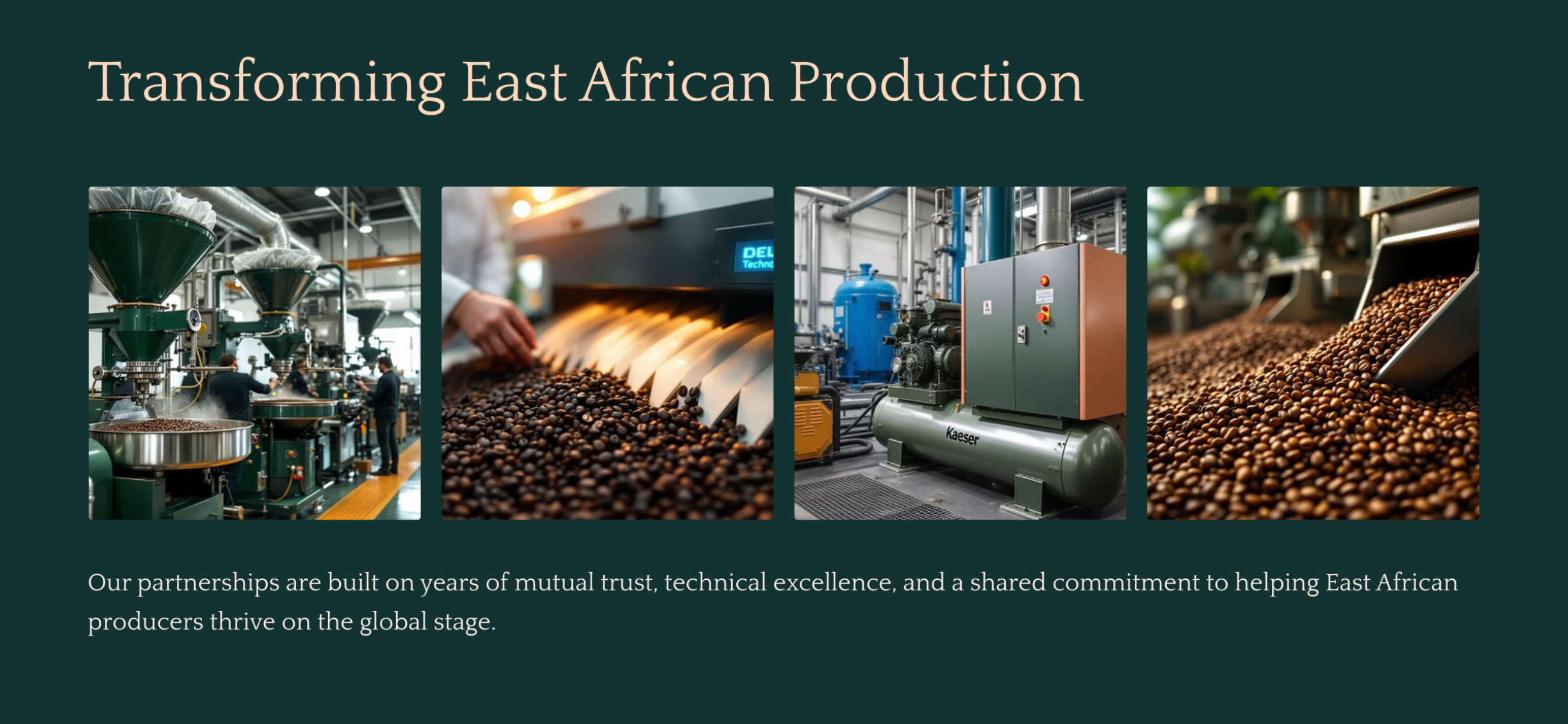 ACT EAST AFRICA machinery